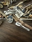 Job Lot Cufflinks   Tie Clips pins Mixed Bundle Vintage Retro Wedding Mens Swank