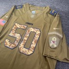 Nike Kansas City Chiefs Salute To Service Jersey Xl Olive Green Camo Nfl 50