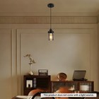 Rustic Chandelier Loft Pendant Light Vintage Industrial Cage Ceiling Lamp E27
