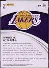 2014 Panini Immaculate Shaquille O neal Patch Auto  75 Chaser Pack                