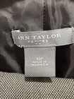 Ann Taylor Petites 10p Gray Micro Print 2 Piece Pant Suit Blazer Trousers