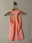 Athleta Women s Pink Striped Racerback Stretch Scoop Neck Tank Top 2xs