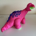 Vintage 1992 Fisher Price Fp Puffalump Pink Dinosaur Plush Toy Works 