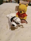 Nwt Disney Store Winnie The Pooh 101 Dalmations  Bean Bag Plush Beanies Lot Of 2