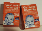 Vintage Miniature Gerber s Baby Food Oatmeal Boxes Cereal Sample  Play Food   2 