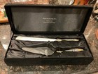 Things Remembered Heart And Floral Wedding Toasting Flutes   Cake Serving Set