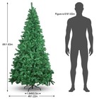 6 Ft Pvc Green Artificial Christmas Tree Xmas Tree With Stand 800 Branch Tips