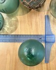 Japanese Glass Fishing Floats 3 5    Authentic Marked Iii  Ii    I Lot Of 6