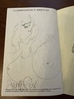 Tim Vigil Signed Original Pencil Sketch Sketchbook Limited Edition Comic Art
