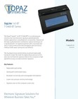 Topaz Systems Siglite 1x5 T-s460-bt2-r Bluetooth Signature Pad - Nob