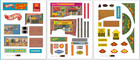 Hot Wheels  service Center  Replica Sticker Sheets Scr-s0002