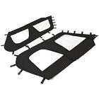 New Black clear Soft Upper Doors For 2012-2022 Kawasaki Teryx4 4 Seat Utv Models