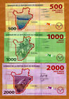 Set Burundi  500-1000-2000 Francs  2023  P-new  Unc
