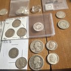 Mixed Silver Coin Stackers Lot W  Quarters  Dimes  Bullion  Uncertified