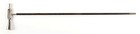 Antique English Made Sterling Trumpet Handle Walking Stick Cane W  Wood Shaft