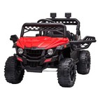       12v Kids Ride On Car Truck With Parent Remote Control Led Lights Aux Port Mu