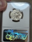 1853 India  Awadh Rupee - Ngc Au55