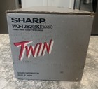 New Old Stock Sharp Wq-t282 Bk Boombox Twin Cassette Stereo Radio Am fm Japan 