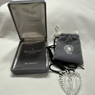 Vintage Waterford Crystal Heart Pendant In Original Box W Drawstring Bag