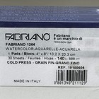 Fabriano  5 Pack  1264 Watercolor Glue Bound Bright White Pads 4 x8  19100604