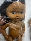 Vtg Zims Native American Indian Doll 12  Plastic Fine Craft Supplies Lot Of 2