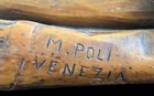 Italian Mirror  Draped  19th Century  Signed  Hand Carved Venetian  Venice