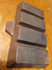 Vintage Rcbs 4 Cavity Cast Iron Ingot Mold Bullet Casting Lead Mold Reloading To