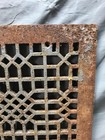 Antique 18x24 Arts   Crafts Cold Air Return Grate Cast Iron Vtg Old 1496-25b