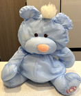 Vintage Fisher Price Puffalump Blue Bear Plush Toy W  Romper 1986  8006 Gc