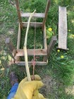 Handcrafted Sinew Backed Primitive Flat Bow  walking Stick  56lb 27   