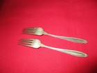 International Sterling Silver Prelude Flatware - Dinner Fork Lot Of 2
