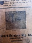 Rare 1920s Fruit Jar Wrench In Original Box From Washingtonville  Ohio