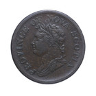1832 Nova Scotia One Penny Token George Iv Thistle Vf Km2 Lot  1699 