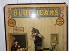 Vintage 1890 Play Blue Jeans Poster On Masonite Board