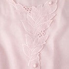La Blouse Vintage Twee 1980s Antique Lace Pale Pink Long Sleeve Top Shirt Sz 10