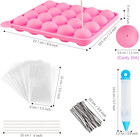 Cake Pop Mold Set Of 262 - Including 20 Cavities Silicone Cake Pop Molds  Cake P