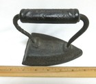 Vintage Cast Iron Sad Iron W  Handle
