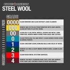 Steel Wool 0000 12 Pad Fine Grade Rhodes  American Final Finish Super Fine