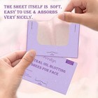 Anreign Face Oil Blotting Paper Sheets- 4 Pack 400 Sheets Rose Natural Face Oil