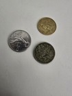 Old Collectible Coins Junk Drawer Lot Silver In Color And Gold In Color