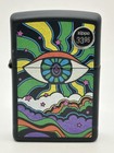 Psychedelic Eye Design Black Light Glow In The Dark Zippo Lighter New 49699