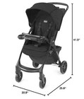 Chicc   Mini Bravo Plus Lightweight Stroller - Storm   Black