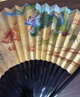 Chinese Vintage Folding Wall Fan Large Used Sold As Is See Description