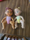 2 Fisher-price Snap  n Style Baby Dolls 1 Yellow Outfit  1 Pink Outfit 