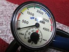 Scuba Diving Pre-owned Sherwood 4500 Psi    Temperature Gauge Spg Excellent 