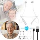 Neckband Digital Hearing Aid Severe Loss Rechargeable Invisible Bte Ear Aids