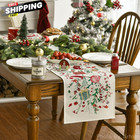 Artoid Mode Floral Gift 210 Gsm Christmas Table 13 X 72  Runner  Beige 