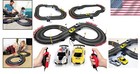 1 43 Scale Electric Slot Car Track Set With Led Cars - 10-ft Racing Fun For Kids