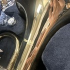 Mendini By Cecilio B Flat Baritone Horn W stainless Steel Pistons  W carry Strap
