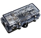 Harmony Audio Ha-agufd2 Car 2-way Agu Fused Distribution Block   80 Amp Fuses